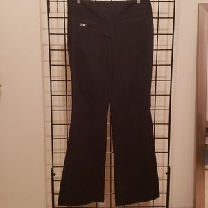 Express womens black wide leg trousers sz 4R